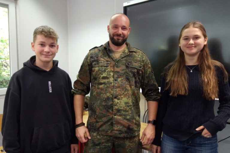 Besuch des Oberstleutnants J. Schollbach