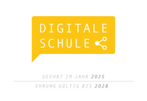 Digitale Schule Logo Ehrung 2025
